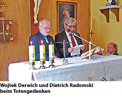 6. Jahrestag Gedenksteinweihe für Hoffmannstal / Rybojady 2013