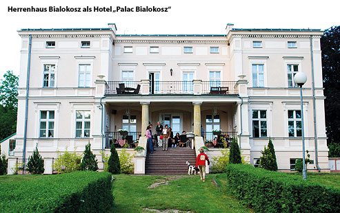Herrenhaus Bialokosz als Hotel „Palac Bialokosz“