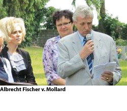 5. Jahrestag Gedenksteinweihe für Hoffmannstal / Rybojady 2012